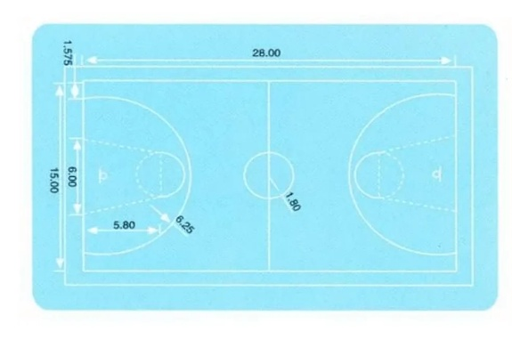 三人制篮球场地标准尺寸，让你与小伙伴畅爽对战-第3张图片-www.211178.com_果博福布斯